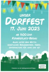 Dorffest 2023 @ Kirmesplatz Begau